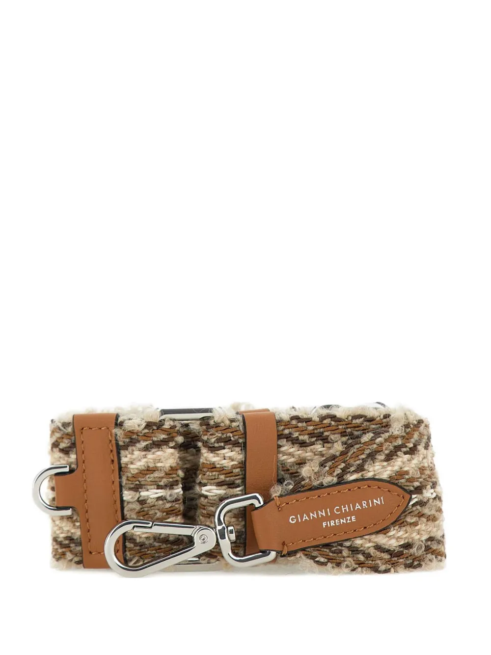 GIANNI CHIARINI Leren schouderband Bruin