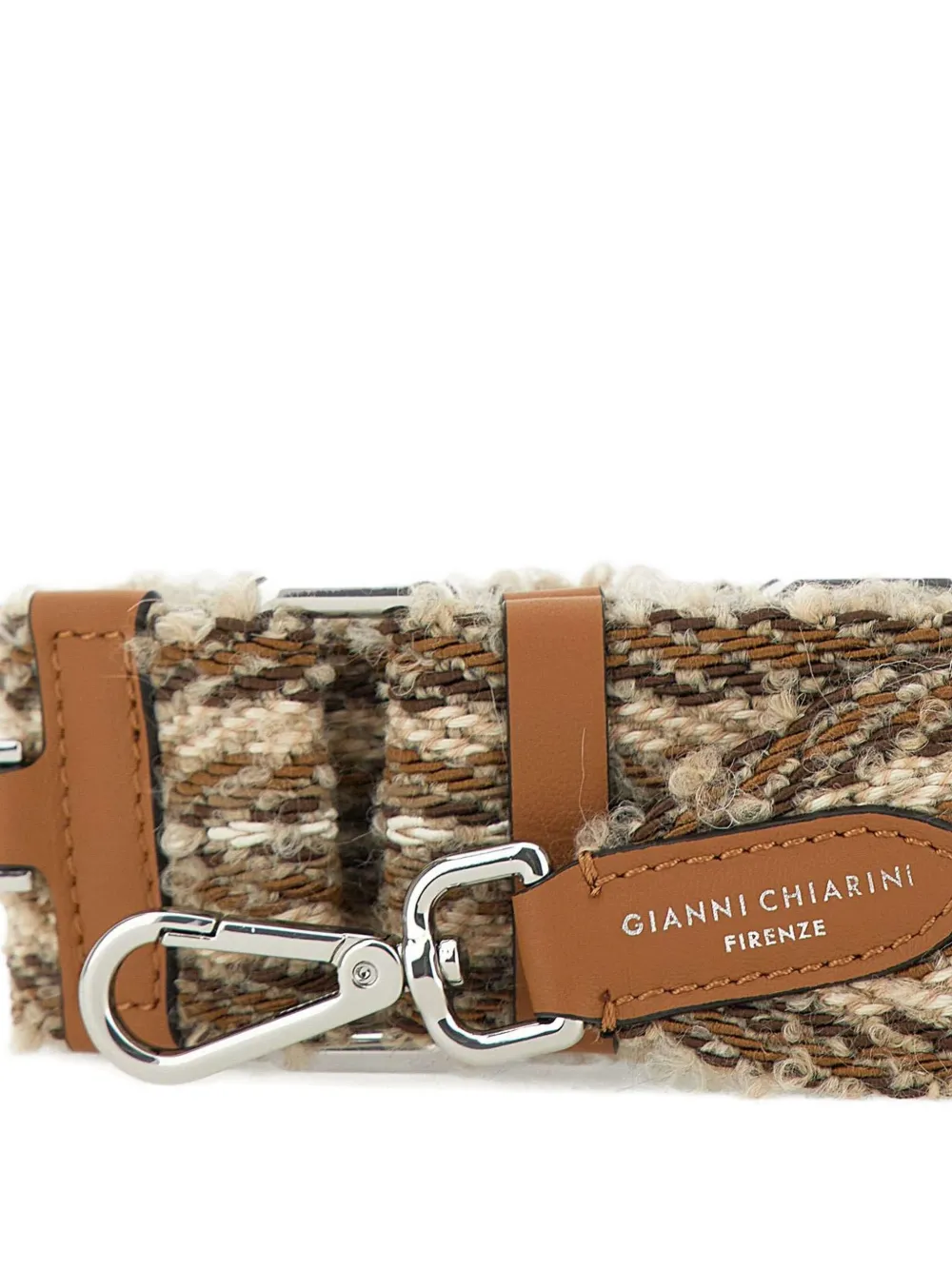 GIANNI CHIARINI Leren schouderband Bruin