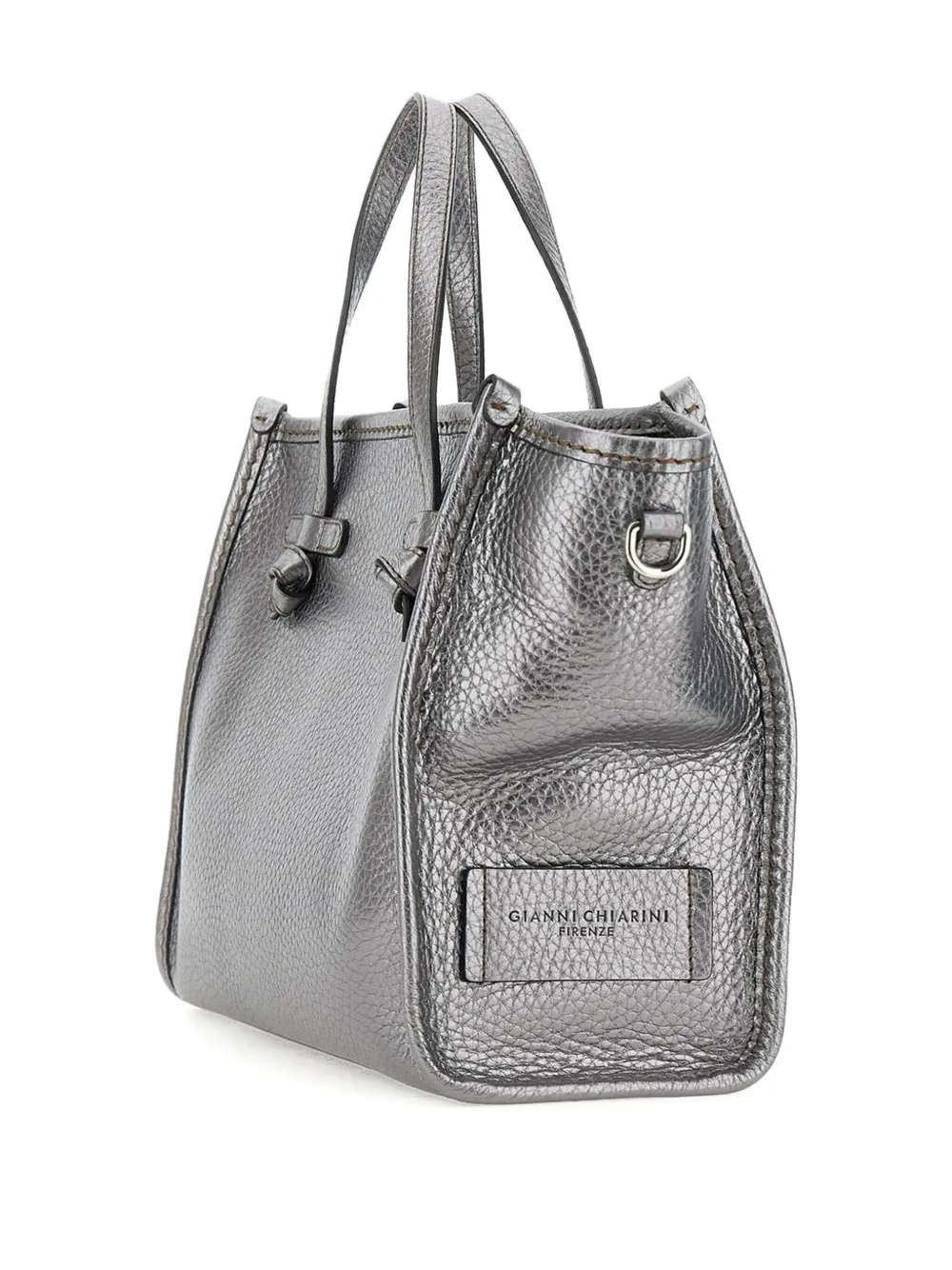 MARCELLA CLUB Leren shopper Grijs