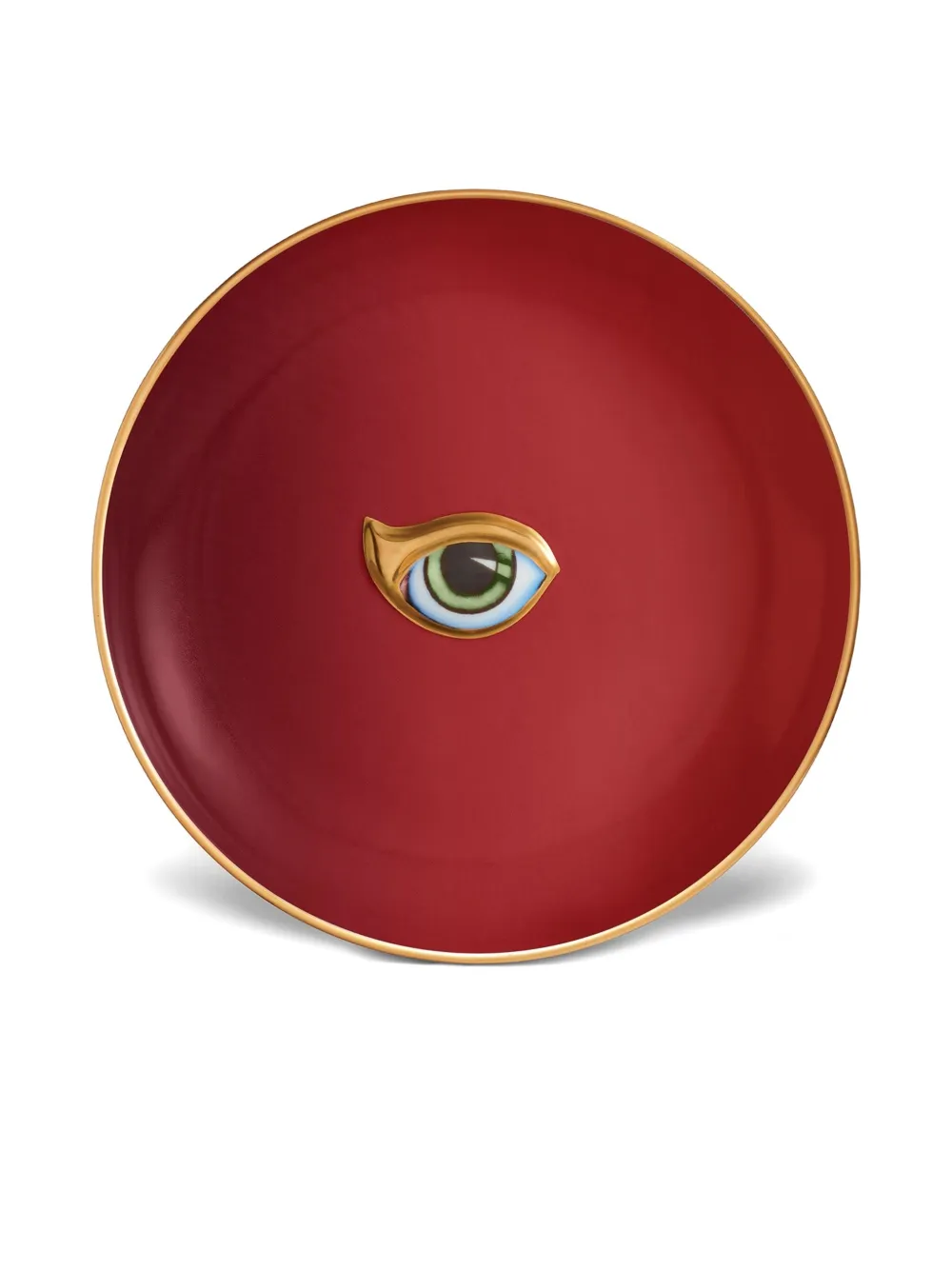 L'Objet Lito eye-detail plate (15cm) | Red | Image 1