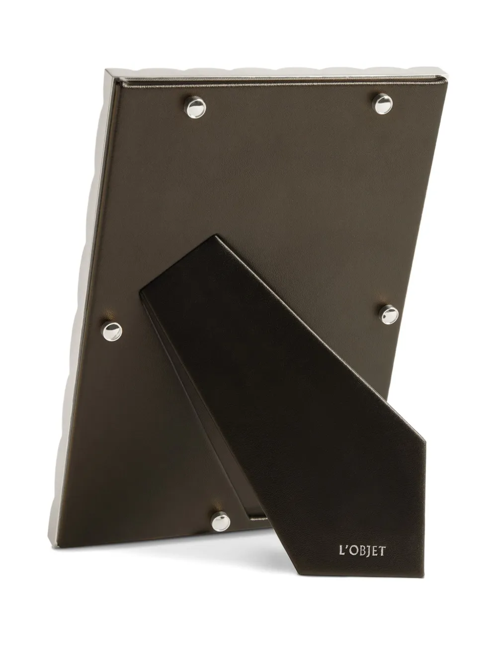 L'objet Maxime Striped Photo Frame (13cm X 18cm) In Silver