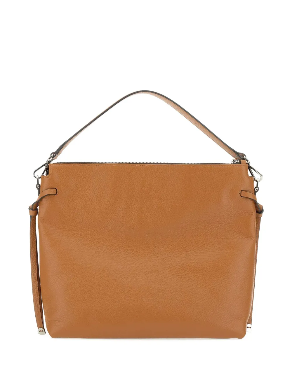 GIANNI CHIARINI Leren shopper met handgreep Bruin