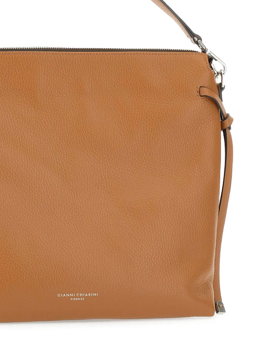 Leather Top-Hanfle Tote Bag