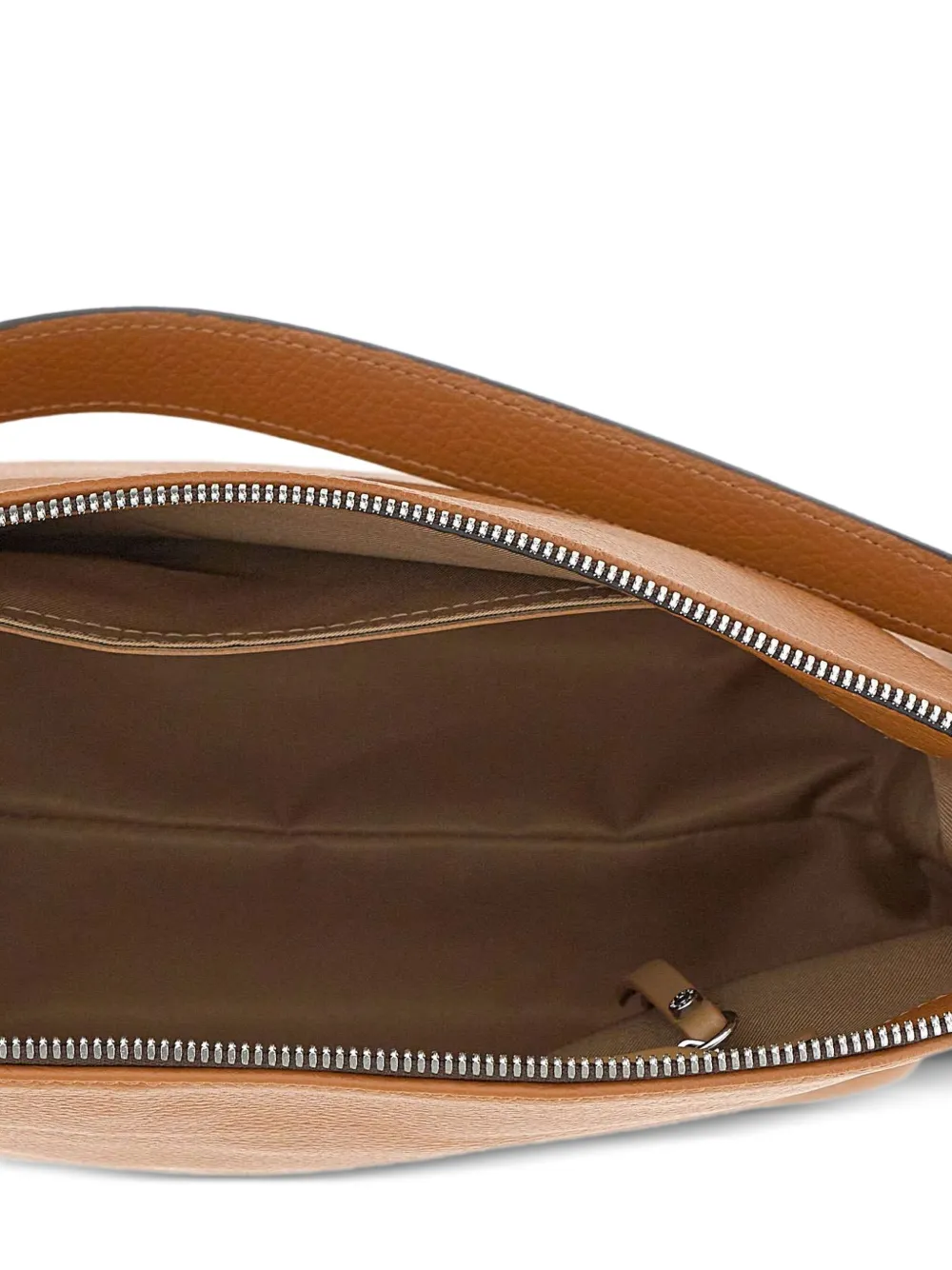 Leather Top-Hanfle Tote Bag