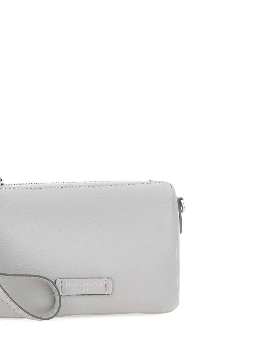 GIANNI CHIARINI Leren clutch Grijs