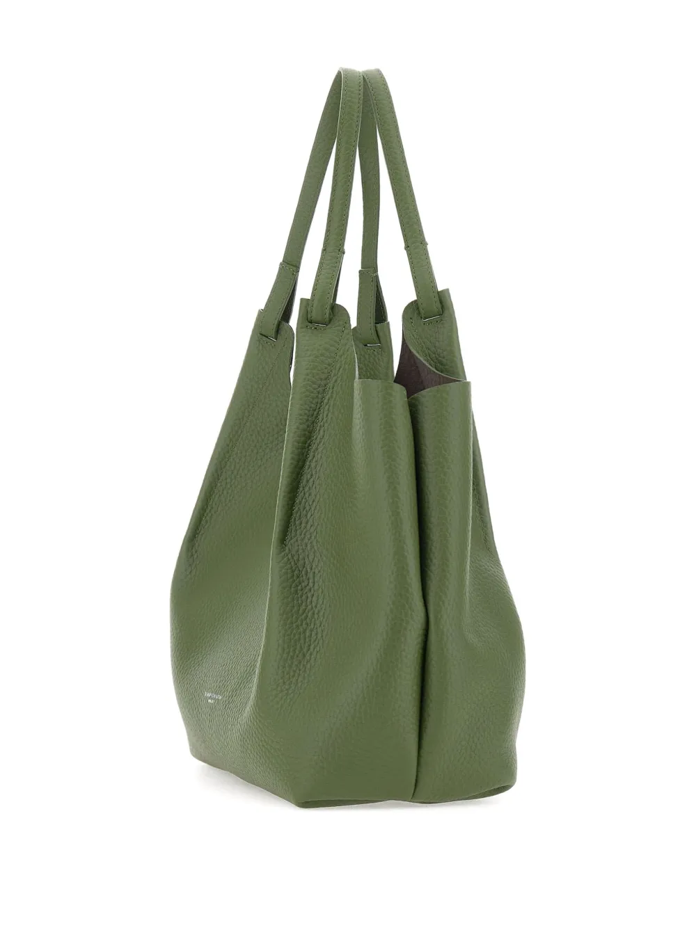 GIANNI CHIARINI Leren shopper Groen