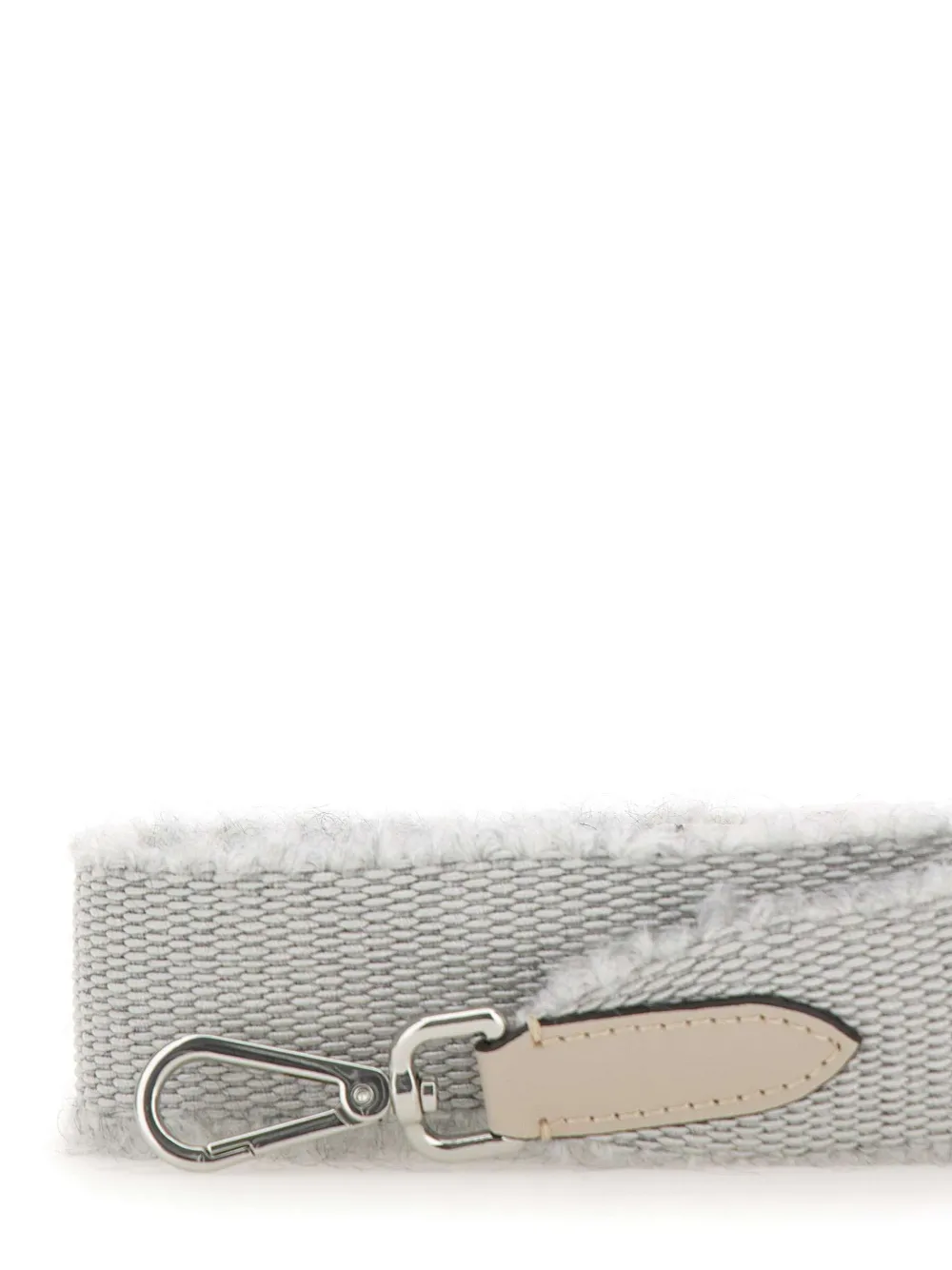 GIANNI CHIARINI Schouderband met leren afwerking Grijs