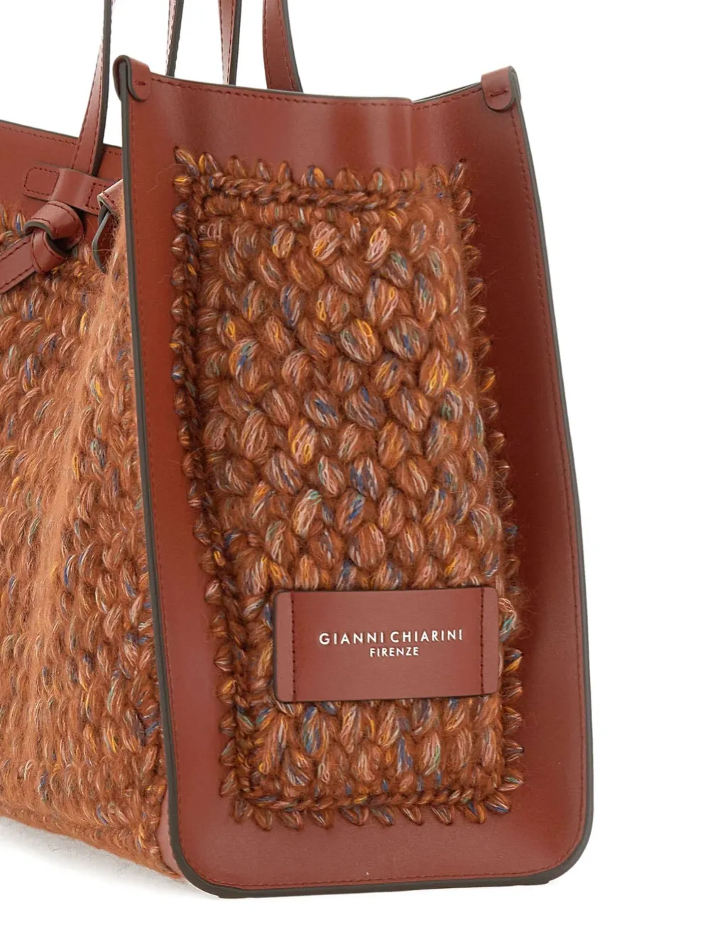 GIANNI CHIARINI Miss Marcella gevlochten shopper Bruin