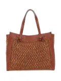 GIANNI CHIARINI Miss Marcella braided tote bag - Brown