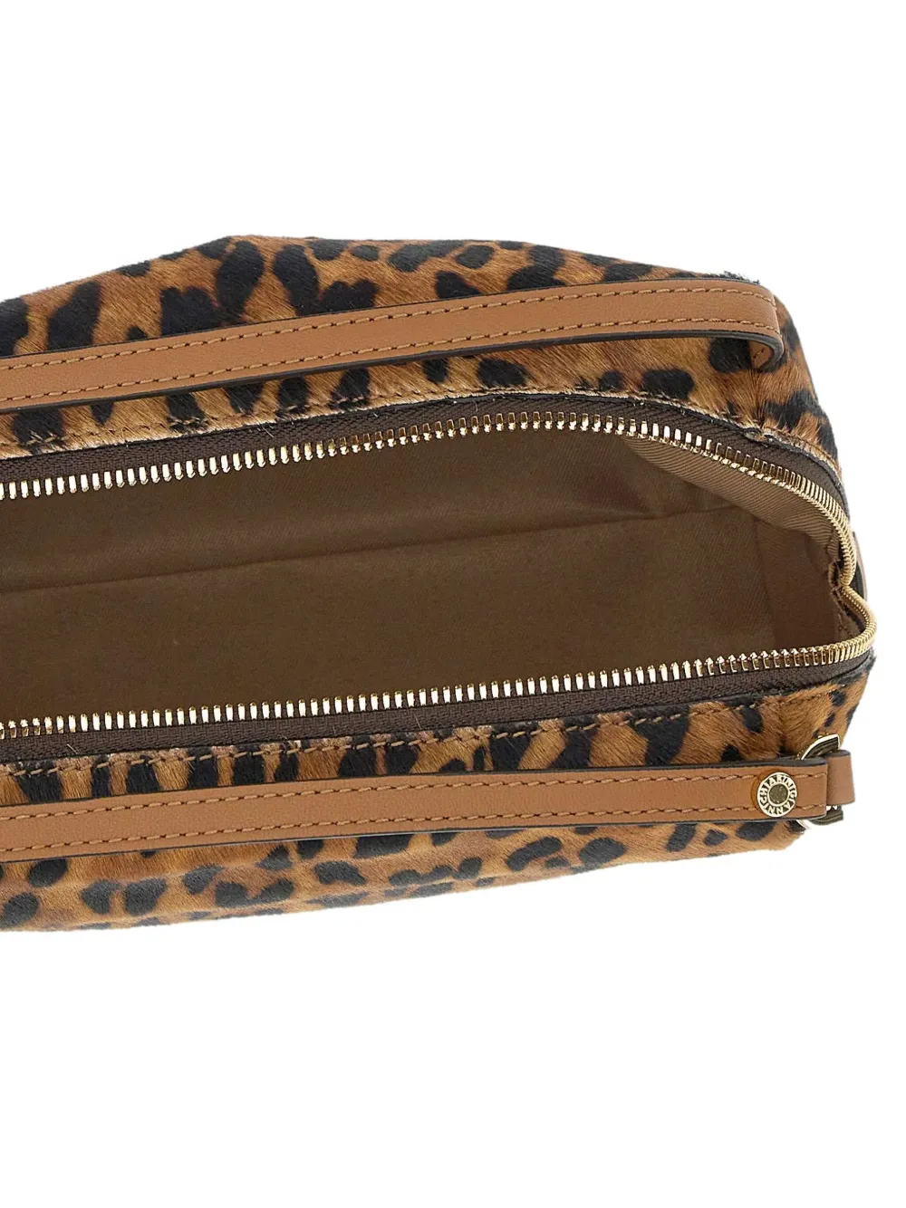 GIANNI CHIARINI Shopper met luipaardprint Bruin
