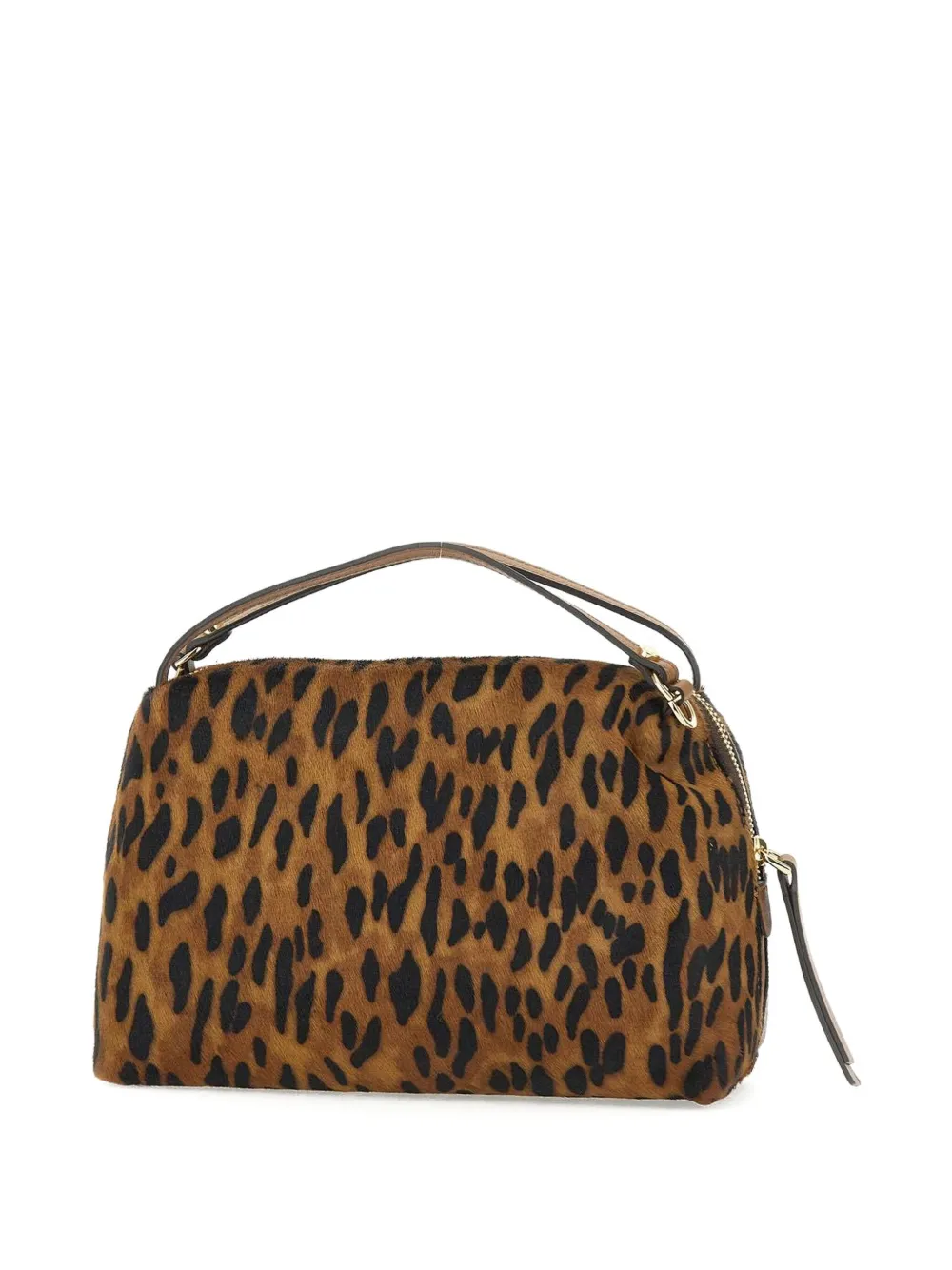 GIANNI CHIARINI Shopper met luipaardprint Bruin