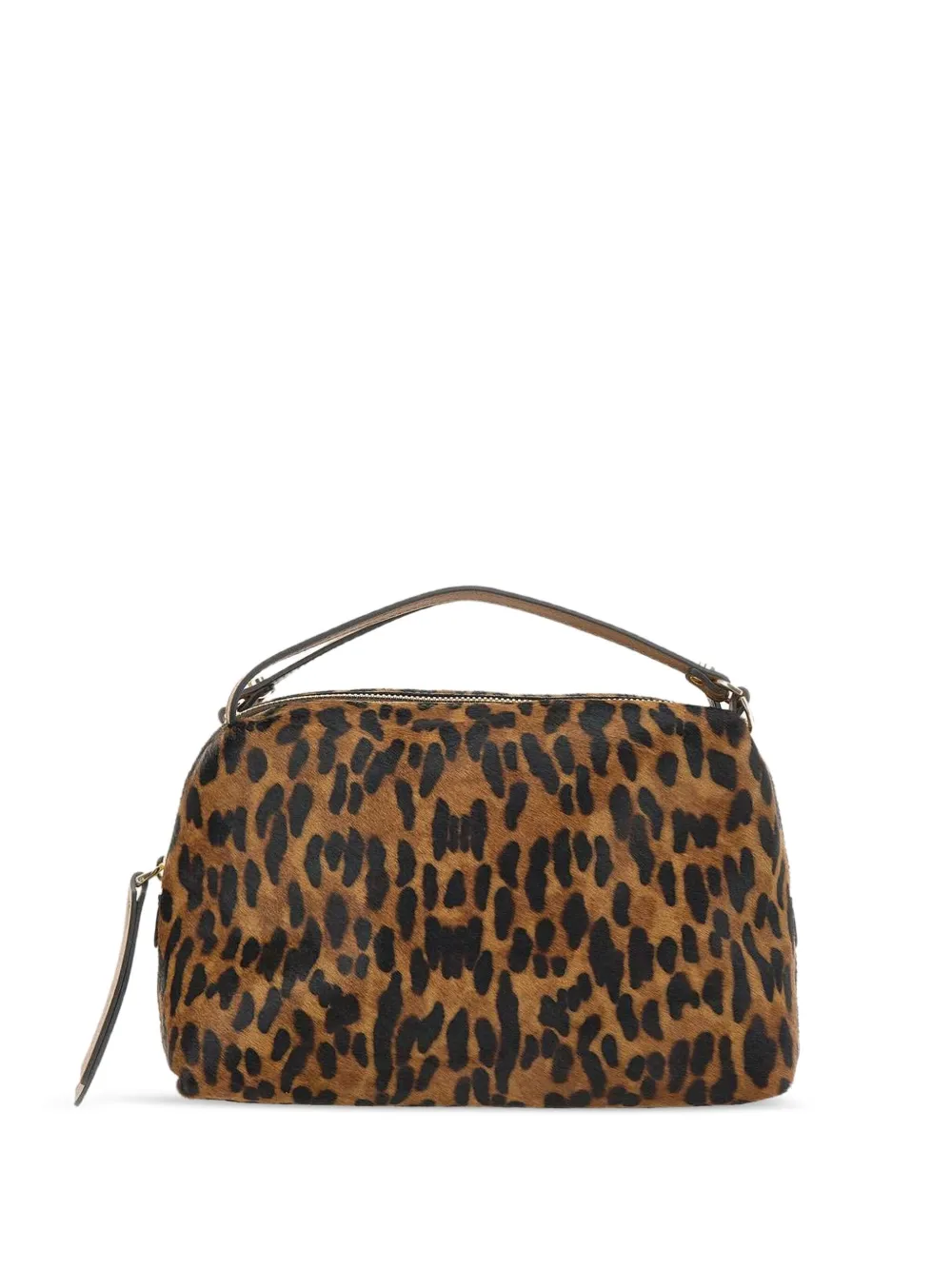 GIANNI CHIARINI Shopper met luipaardprint Bruin