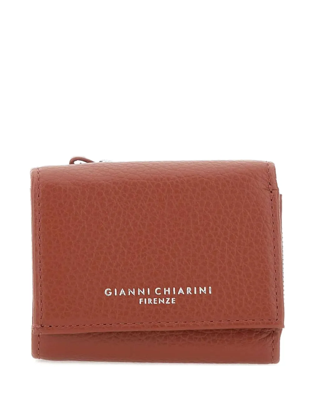 GIANNI CHIARINI leather zip-around wallet - Rosso