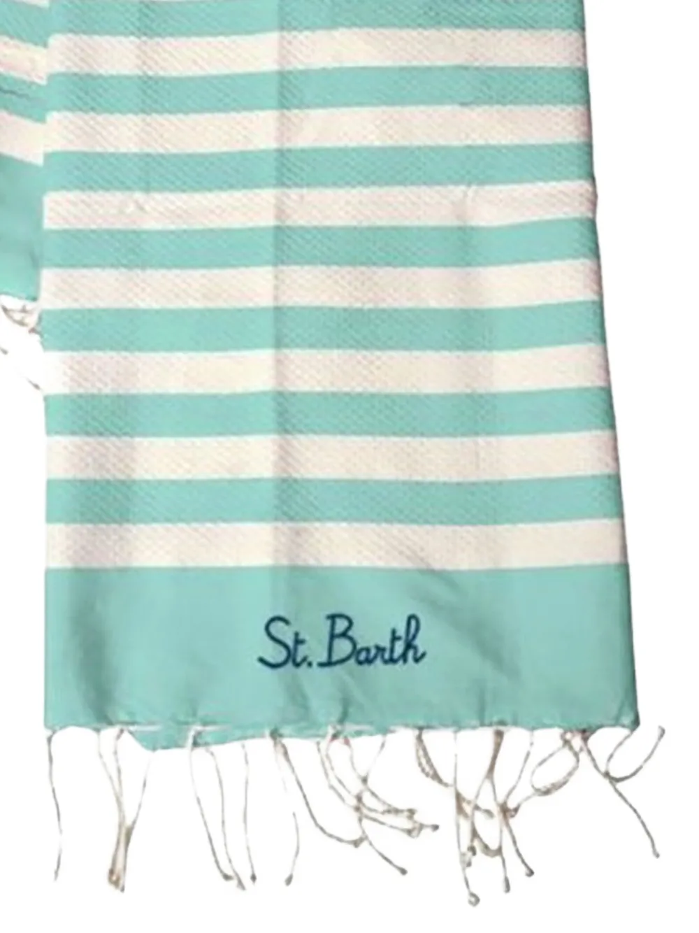 MC2 Saint Barth striped fringed towel | Beach Accessories | Image 2