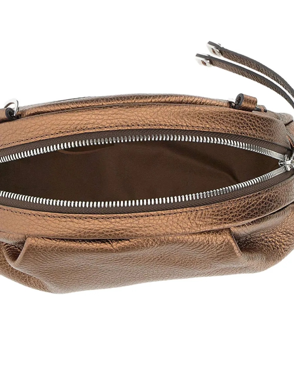 GIANNI CHIARINI Leren crossbodytas Bruin