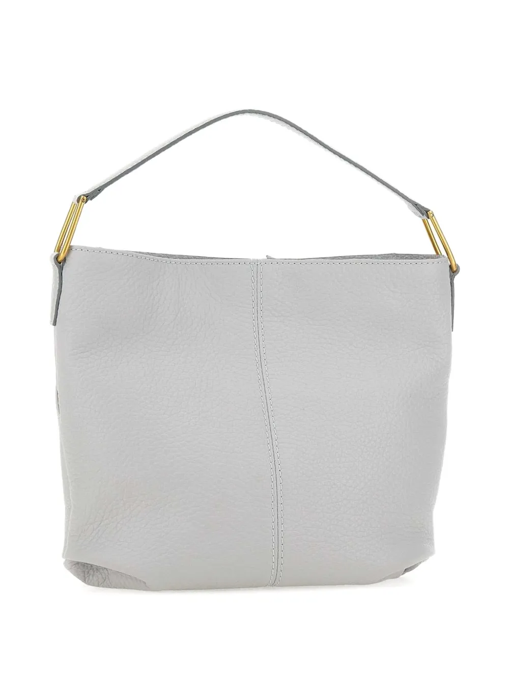 GIANNI CHIARINI Leren schoudertas met handgreep Wit