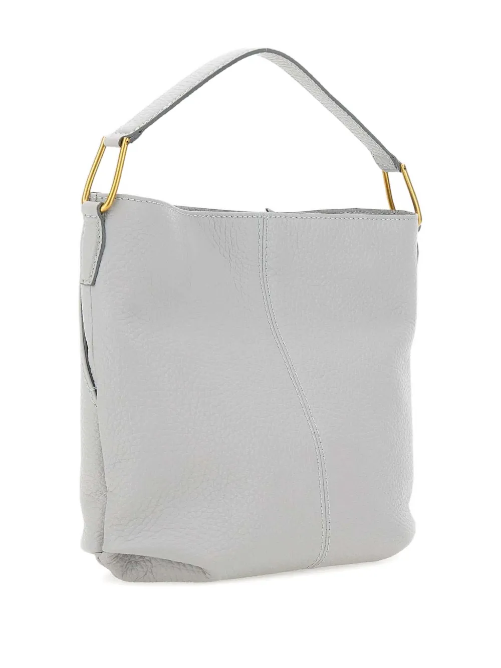 GIANNI CHIARINI Leren schoudertas met handgreep Wit