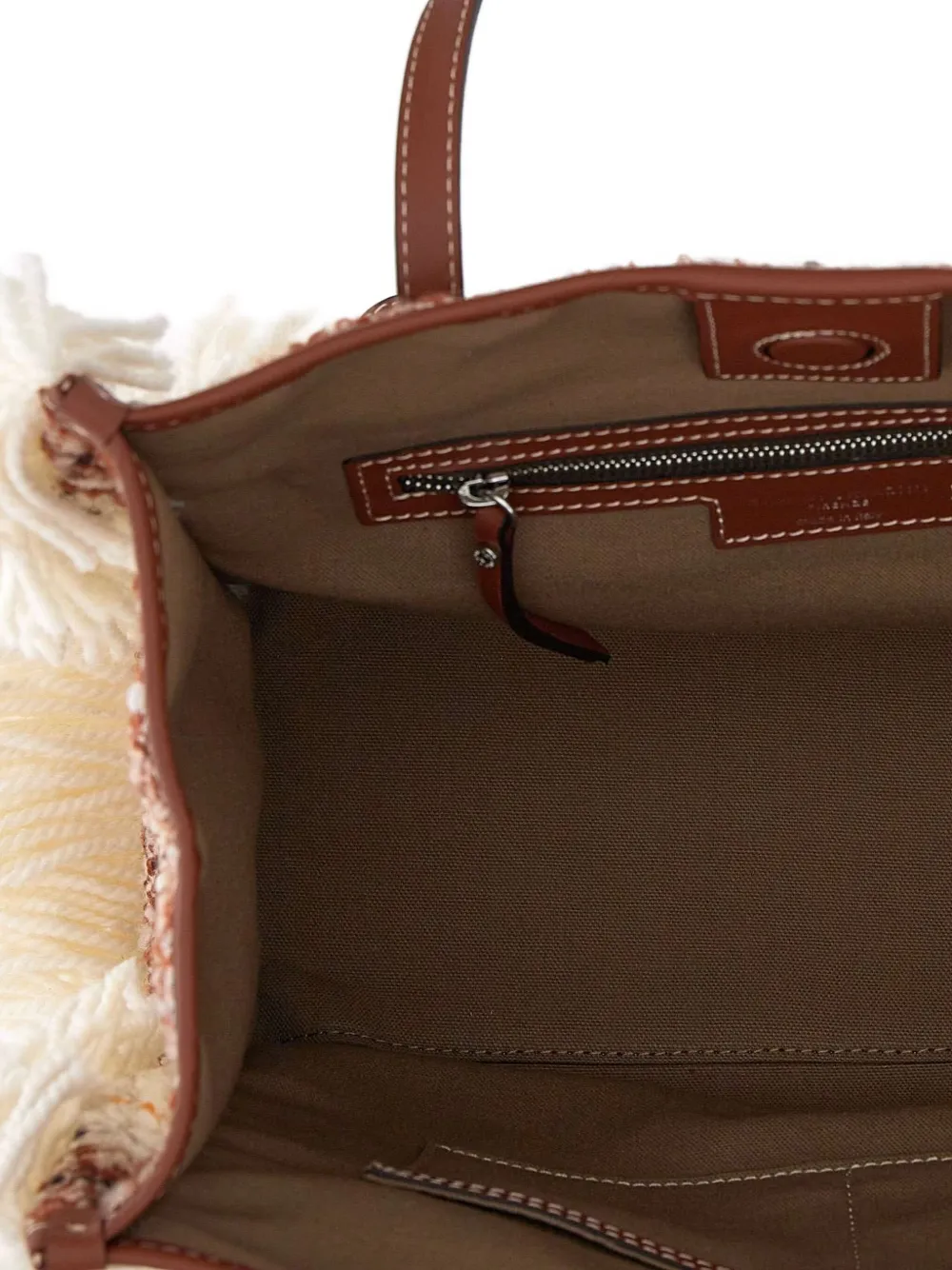 MARCELLA CLUB Shopper met franje Beige