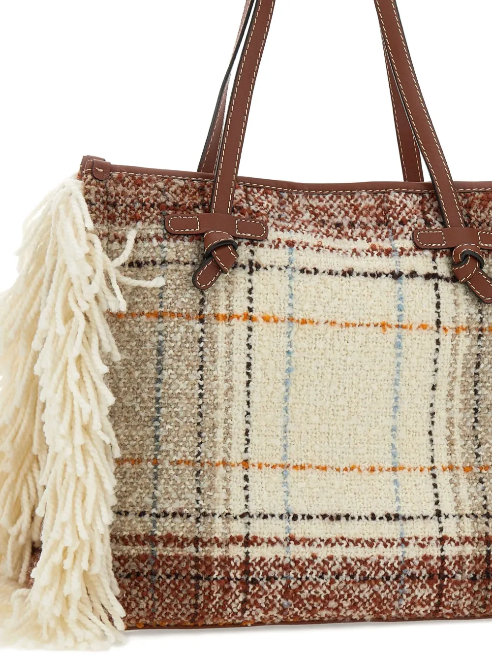 MARCELLA CLUB Shopper met franje Beige
