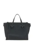 MARCELLA CLUB Marcella textured-leather tote bag - Blue