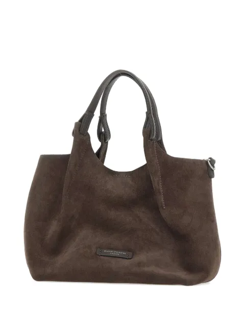 GIANNI CHIARINI suede tote bag