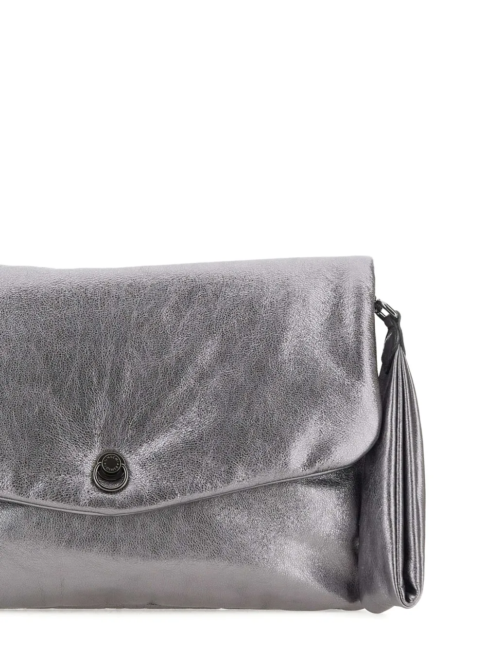 GIANNI CHIARINI Metallic clutch Zilver