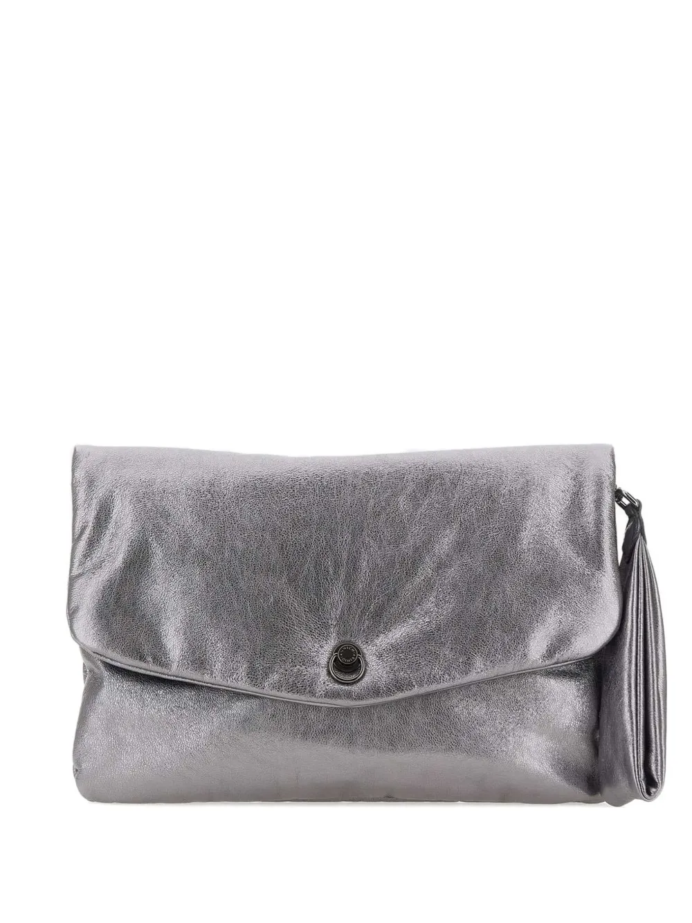 GIANNI CHIARINI Metallic clutch Zilver