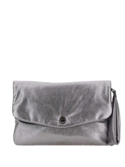 GIANNI CHIARINI metallic clutch bag