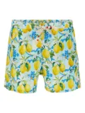 MC2 Saint Barth Lightning lemon-print swim shorts - Blue