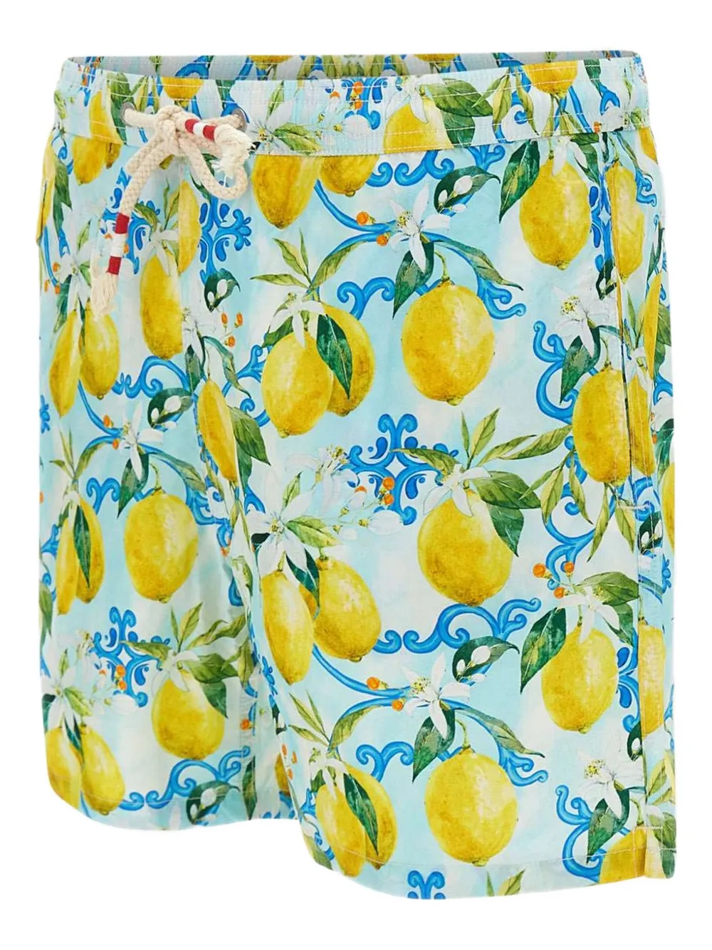 MC2 Saint Barth Lightning zwembroek met citroenprint Blauw