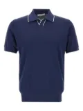 Kangra contrast-piping T-shirt - Blue
