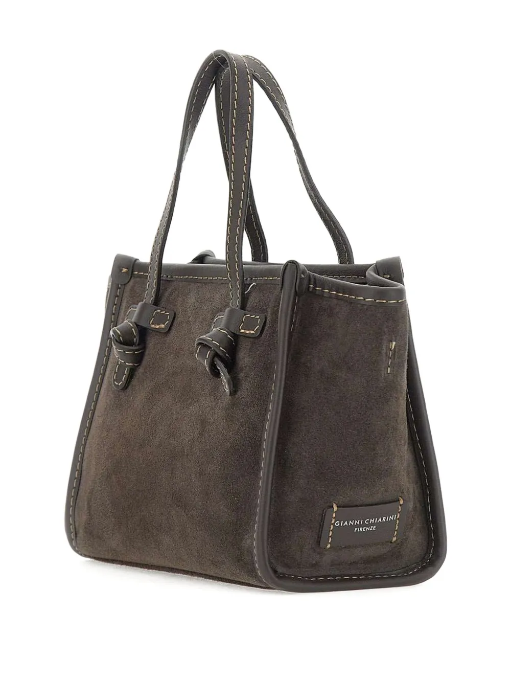 MARCELLA CLUB Marcella suède shopper Bruin