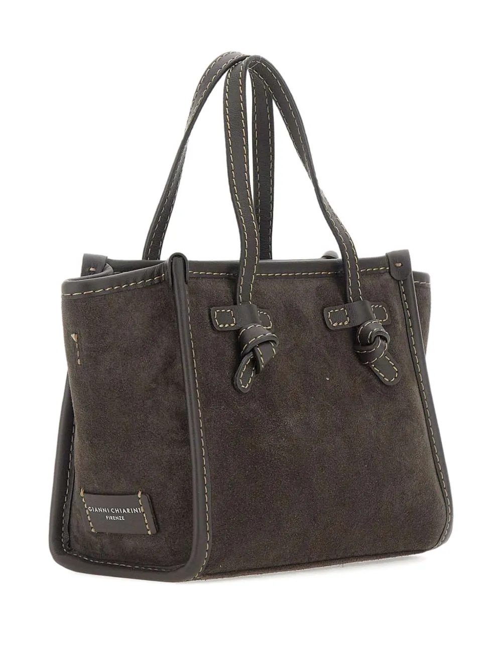 MARCELLA CLUB Marcella suède shopper Bruin