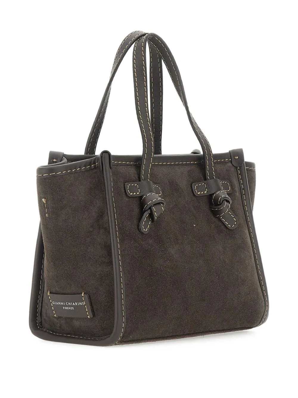MARCELLA CLUB Marcella suède shopper - Bruin