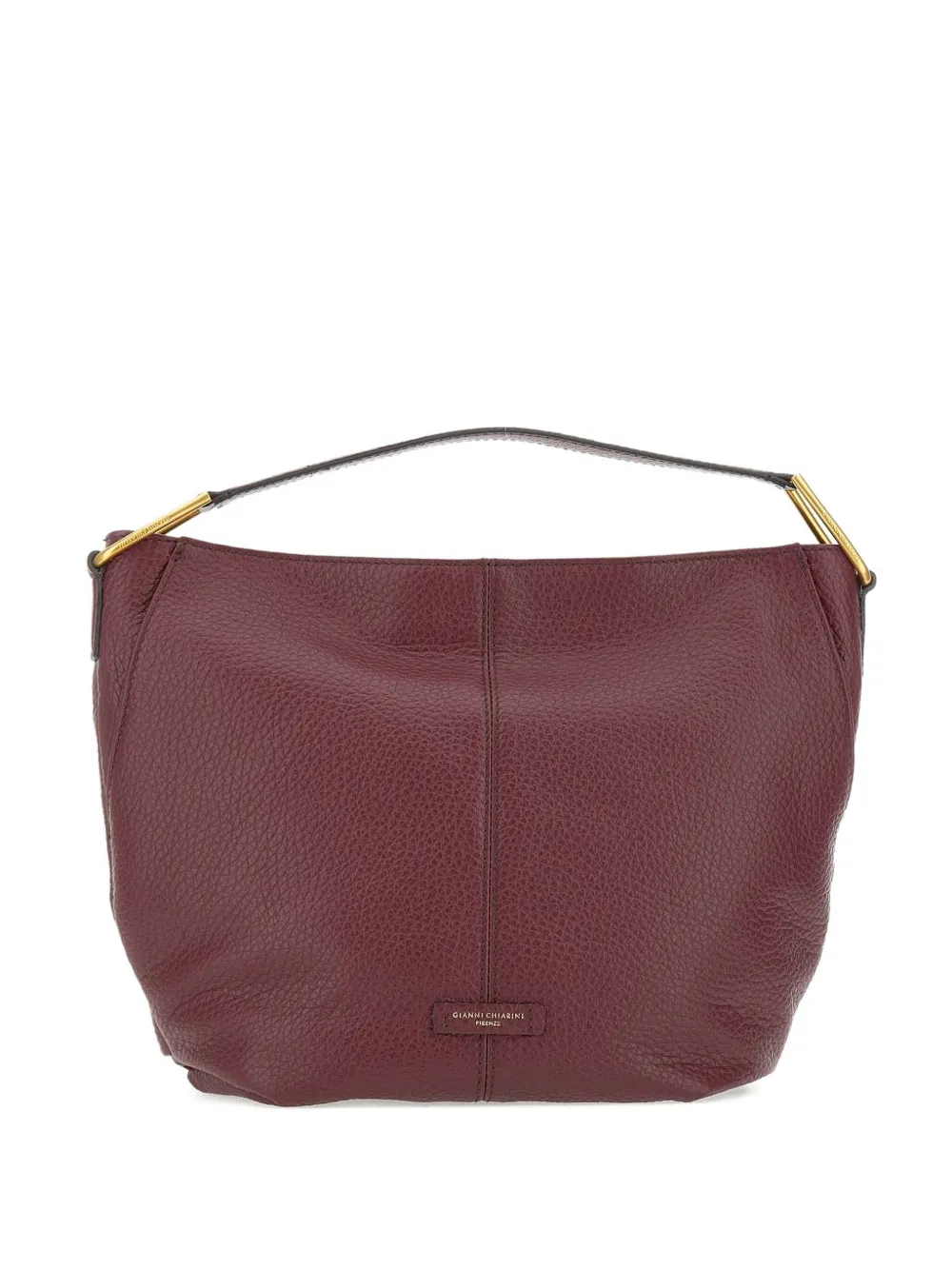 GIANNI CHIARINI Leren shopper Paars