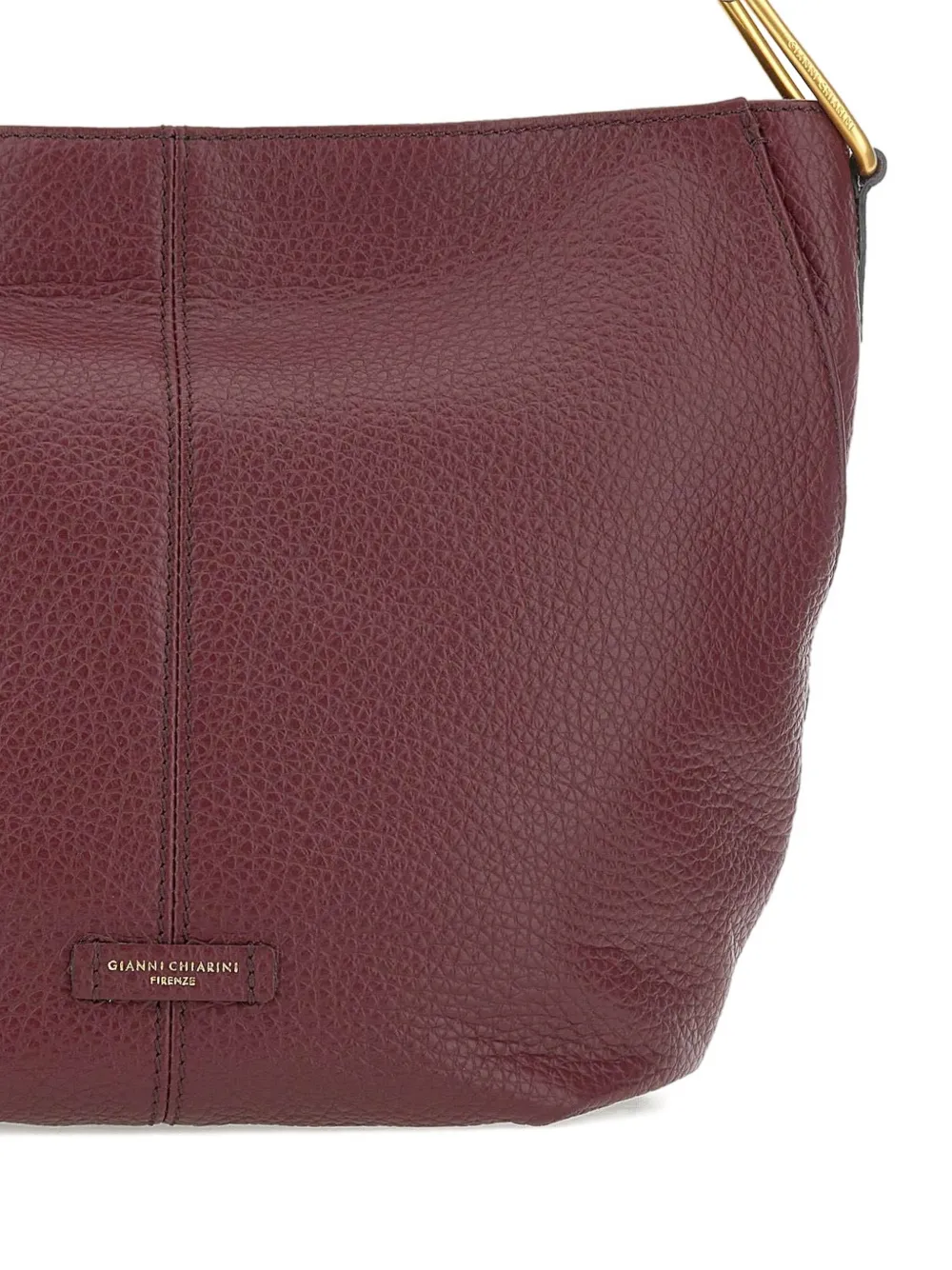 GIANNI CHIARINI Leren shopper Paars