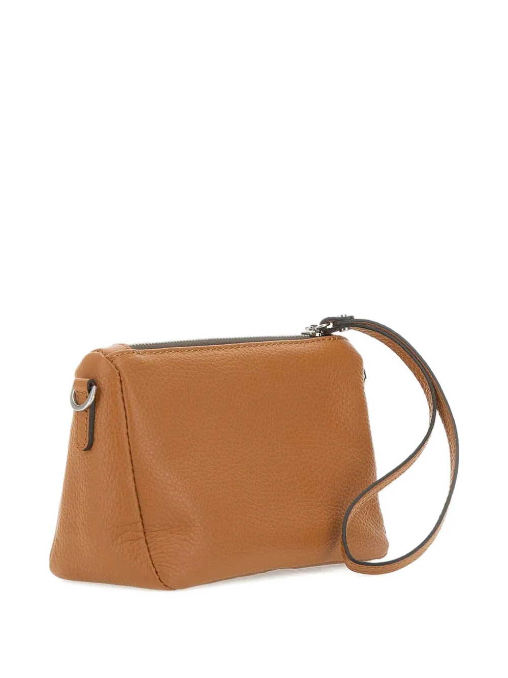 GIANNI CHIARINI Leren clutch Bruin