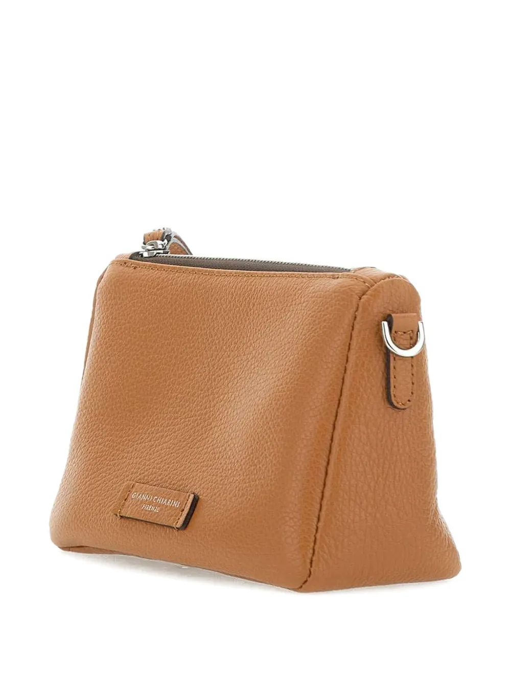 GIANNI CHIARINI Leren clutch Bruin