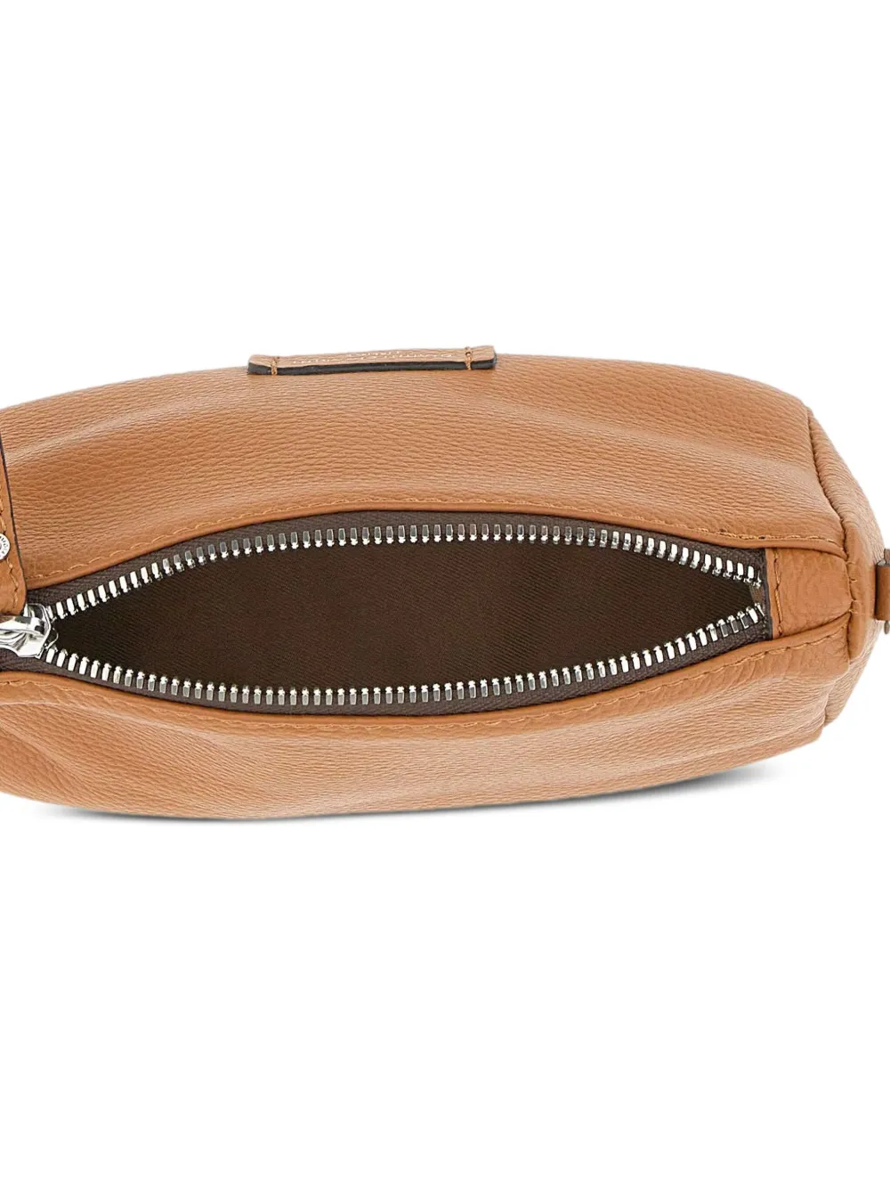 GIANNI CHIARINI Leren clutch Bruin