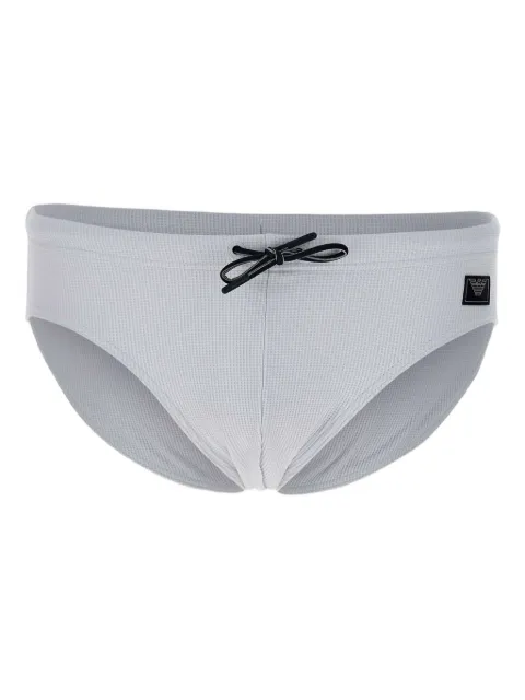 Emporio Armani fine-ribbed swim briefs