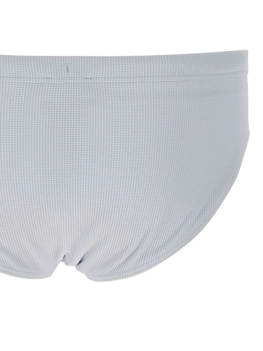 Emporio Armani Fijngeribbelde zwembroek Wit