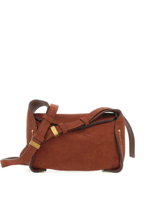 GIANNI CHIARINI suede shoulder bag