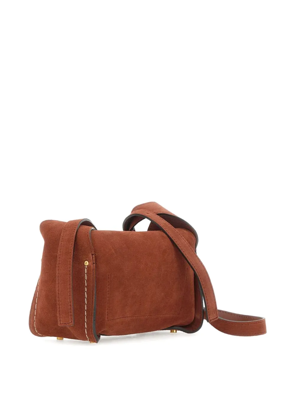 GIANNI CHIARINI Suède schoudertas Rood