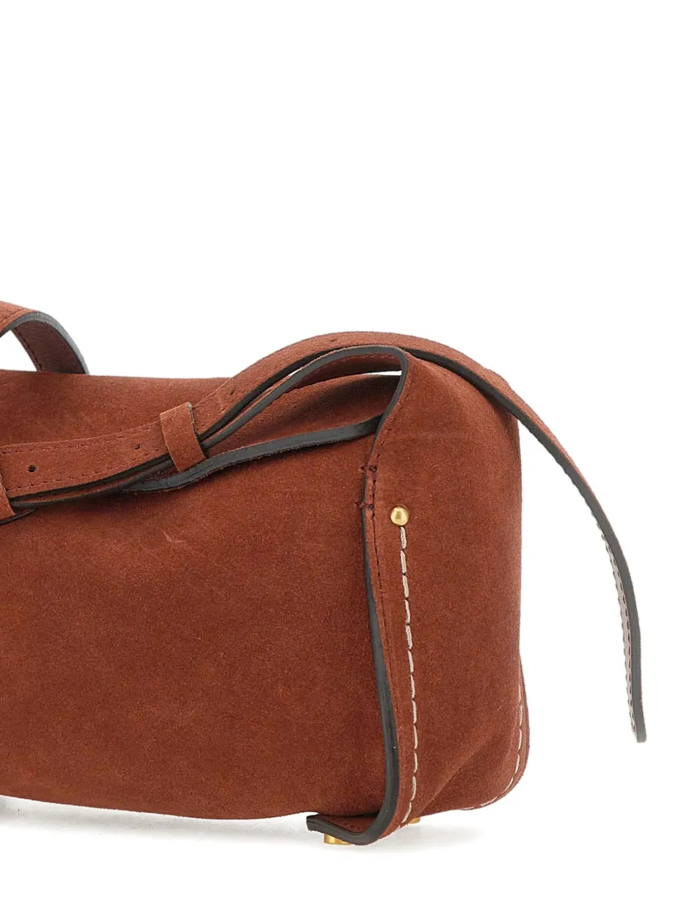GIANNI CHIARINI Suède schoudertas Rood