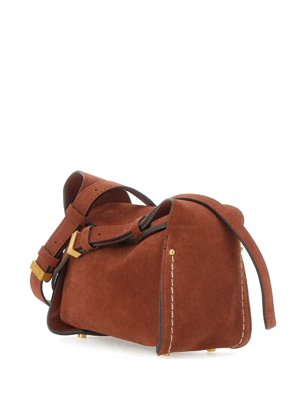 GIANNI CHIARINI Suède schoudertas Rood