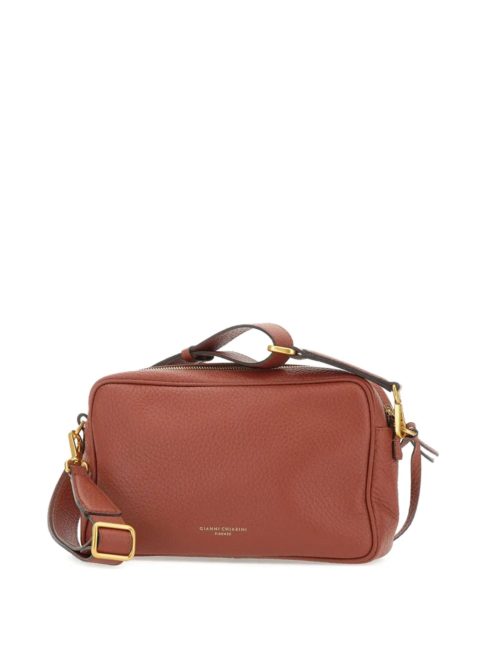 GIANNI CHIARINI Leren schoudertas Bruin