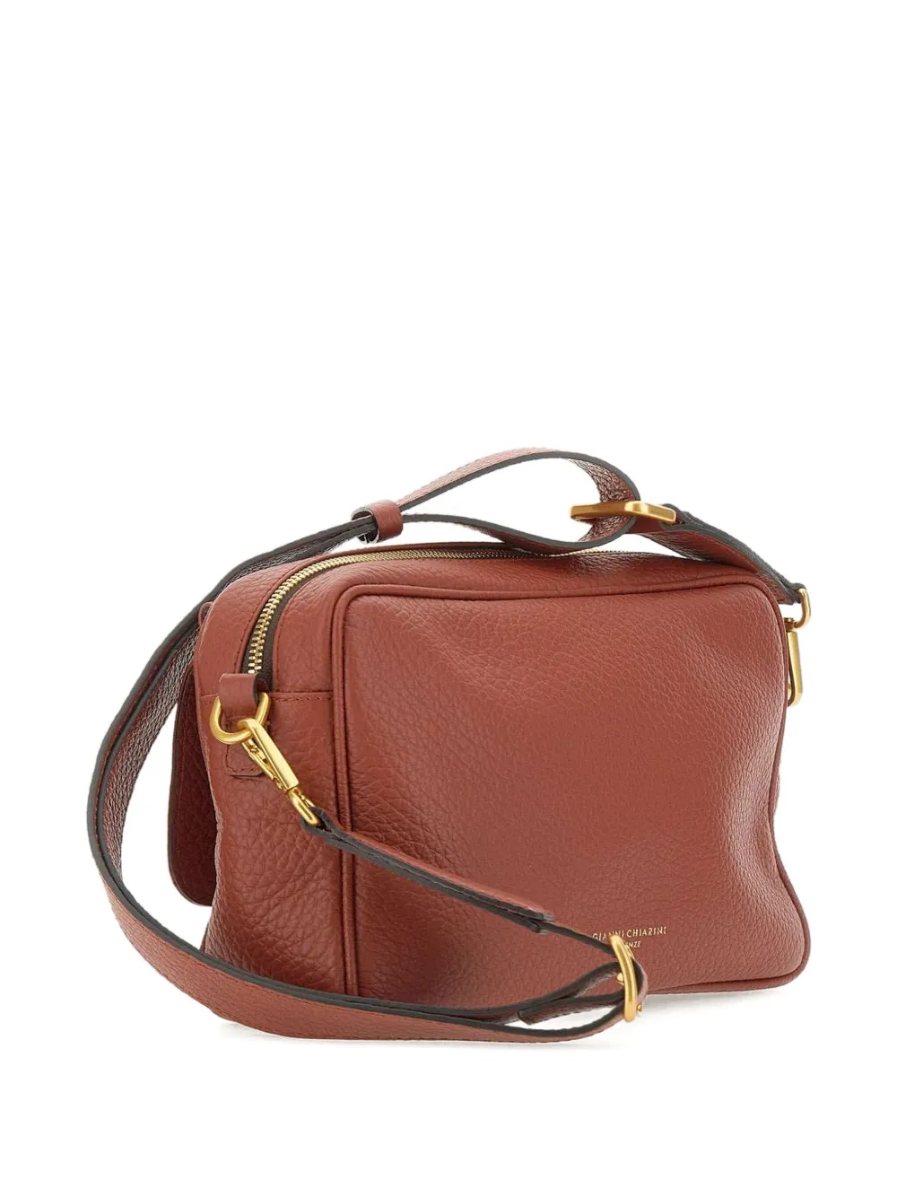 GIANNI CHIARINI Leren schoudertas Bruin