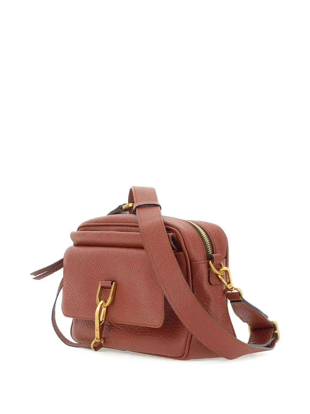 GIANNI CHIARINI Leren schoudertas Bruin