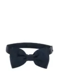 Tagliatore satin bow tie - Blue