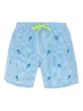 MC2 Saint Barth Gustavia striped swim shorts - Blue